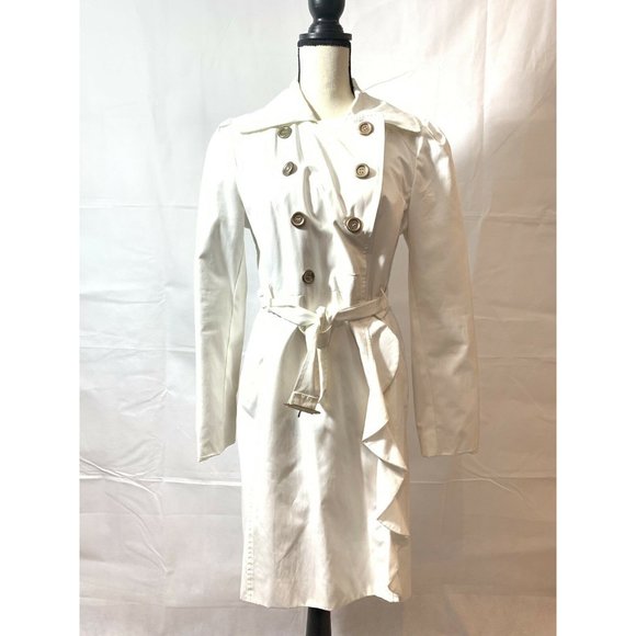 Guess Raincoat Size Large White Color For Women - Picture 2 of 10